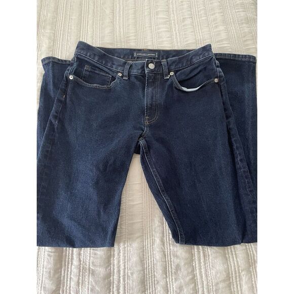 Everlane Uniform‎ The Slim Jean  4-Way Stretch Jean Men's 30 X 32 Dark Blue - Picture 1 of 3